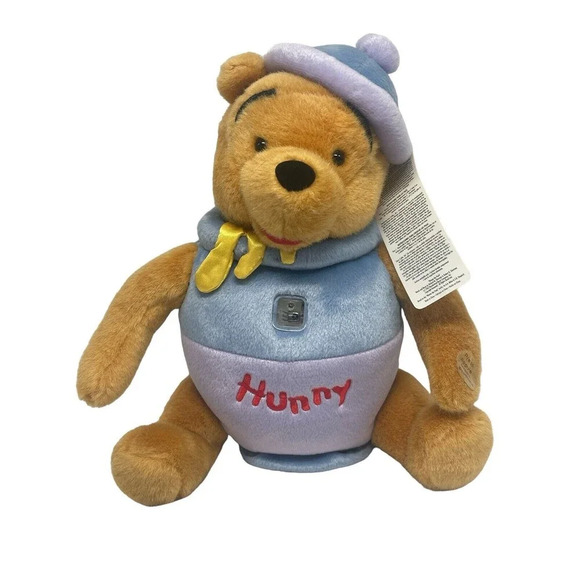 Disney Store Winnie The Pooh Hunny Electronic Sensor Dancing Toy RARE Working - Picture 1 of 16